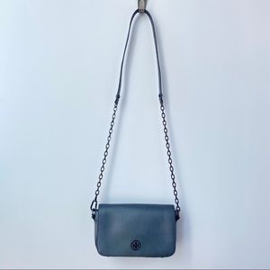 Tory Birch Shoulder Bag in Metallic Blue